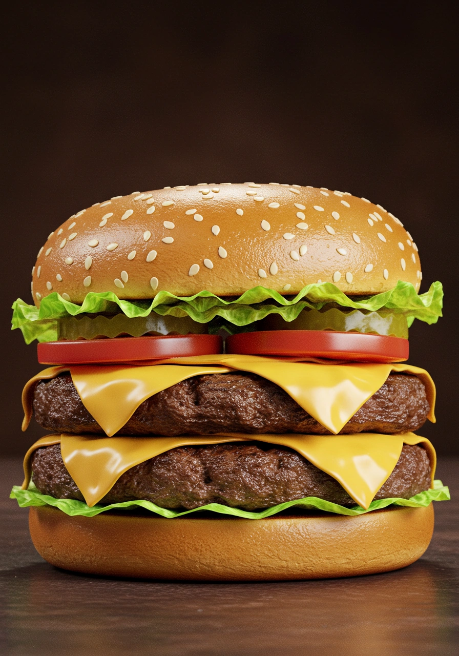 Classic Double Cheeseburger - tertiary view